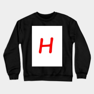 Letter H Crewneck Sweatshirt